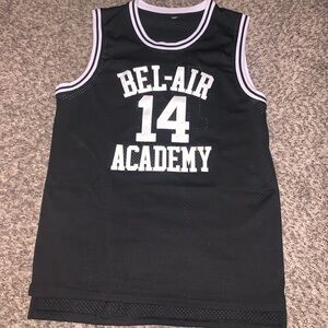 Black Bel-Air Academy Basketball Jersey from the tv show fresh prince of bel-air